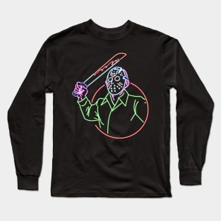 Jason neon style Long Sleeve T-Shirt